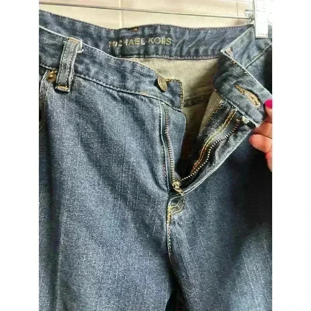 Michael Kors Bootcut Jeans MK Pocket Size 14